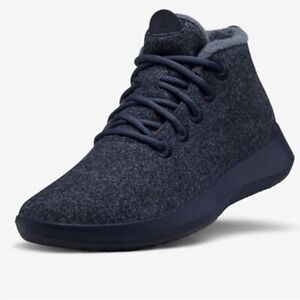 Allbirds Wool Runner-up Mizzles 9 Navy High Top Merino Water Repellent Sneakers